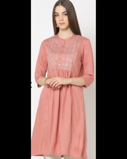 Short Sleeve Printed Kurthi